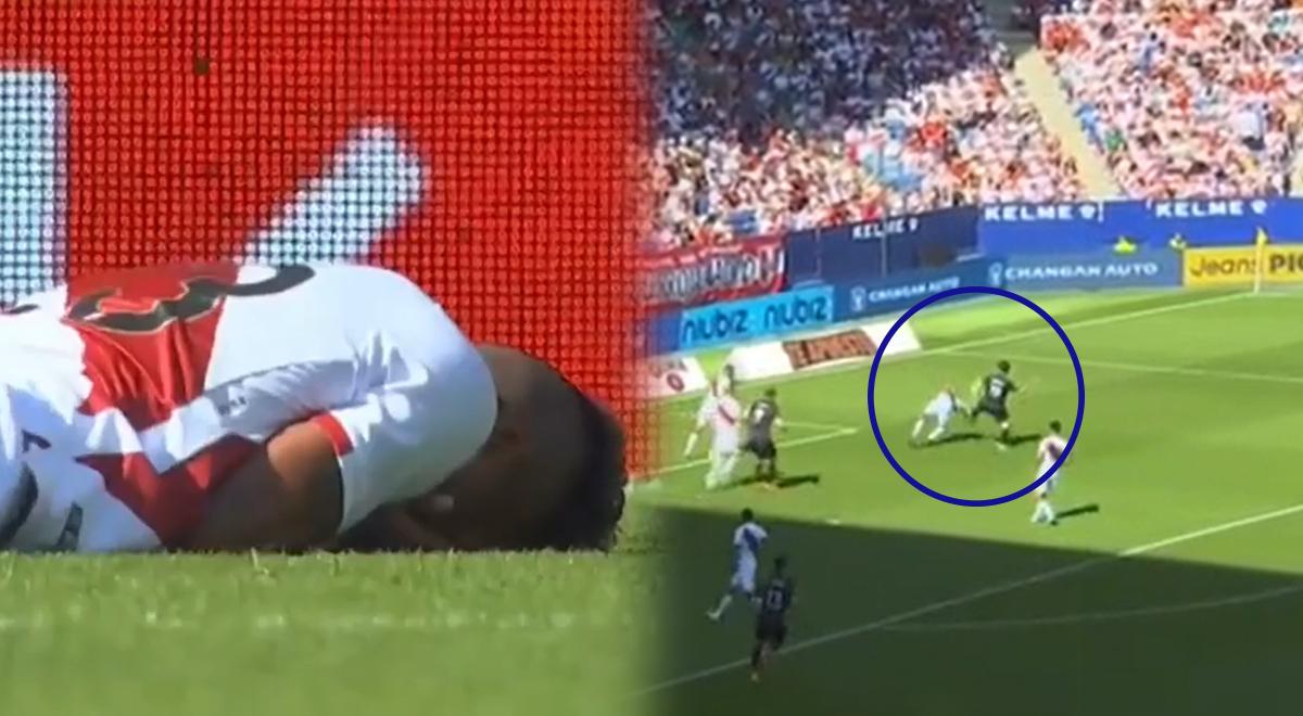 Pedro Aquino se tiró de cara para apagar ataque de Nueva Zelanda y recibió dura falta