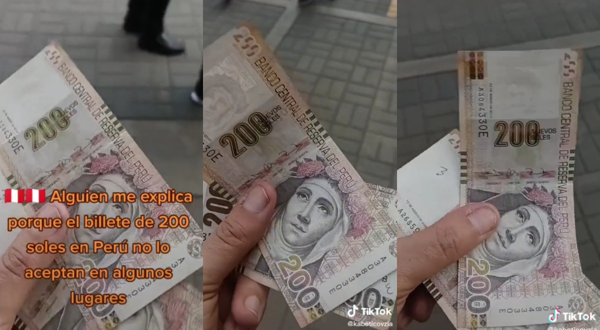 Venezolano se pregunta por qué nadie le recibe billete de S/200 y le  responden
