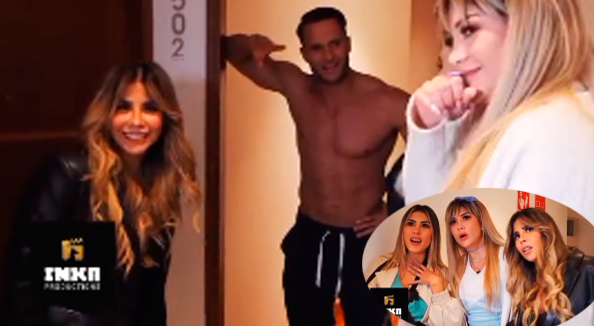 ¿Las hermanas Serpa y Fabio Agostini en Inka Productions? Sugerente escena  enciende las redes