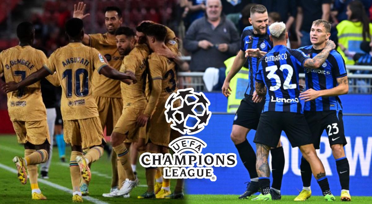 Dónde ver Barcelona vs Inter por grupo C Champions League 2022 23: en ...