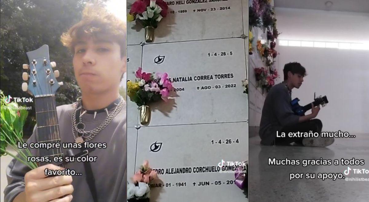 Joven tocó serenata frente a la tumba de su enamorada fallecida: "La ...