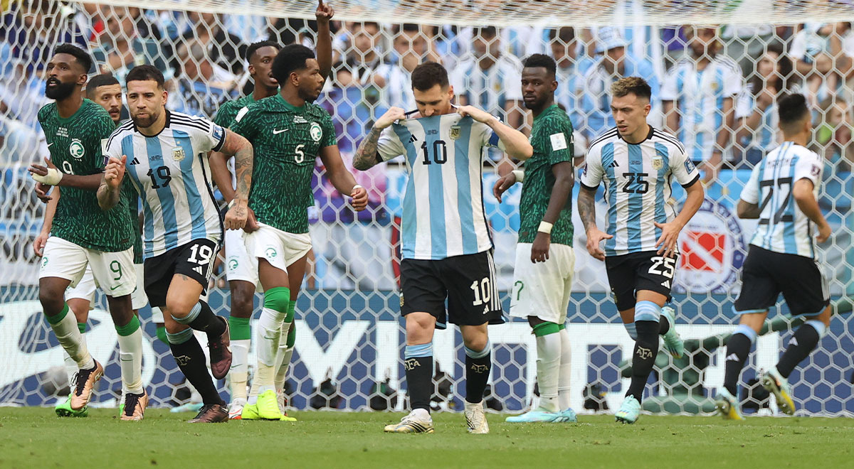 Argentina vs Arabia Saudita hoy con Messi resumen cuánto quedó y resultado del partido por