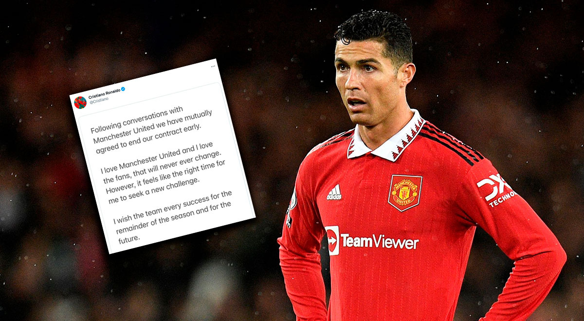 Cristiano Ronaldo se despide de Manchester United con un sorprendente  mensaje en redes sociales