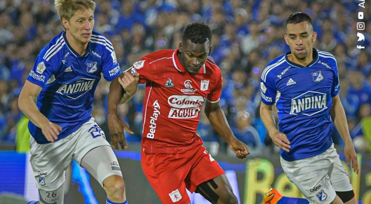 Cómo quedó Millonarios vs América de Cali hoy por Liga Betplay: goles ...