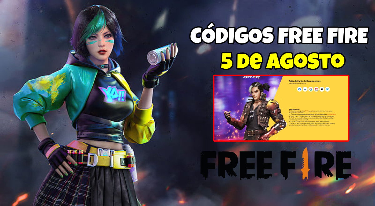 Códigos para canjear en Free Fire y qué recompensas encontrar hoy