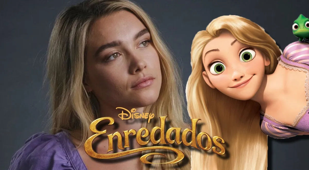 Remake live-action de Enredados podría estar en desarrollo y los fans piden  a Florence Pugh como Rapunzel