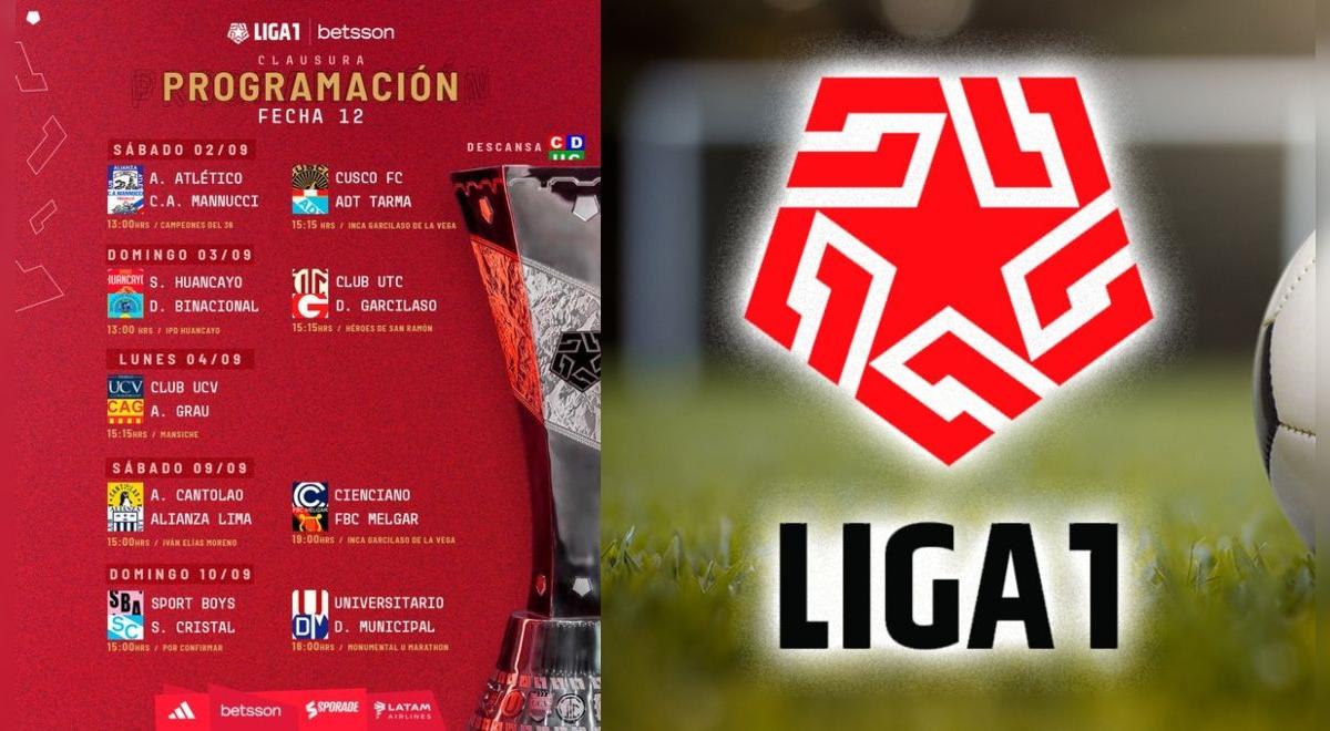 Liga 1 anunció programación de partidos por la fecha 12 del Torneo Clausura