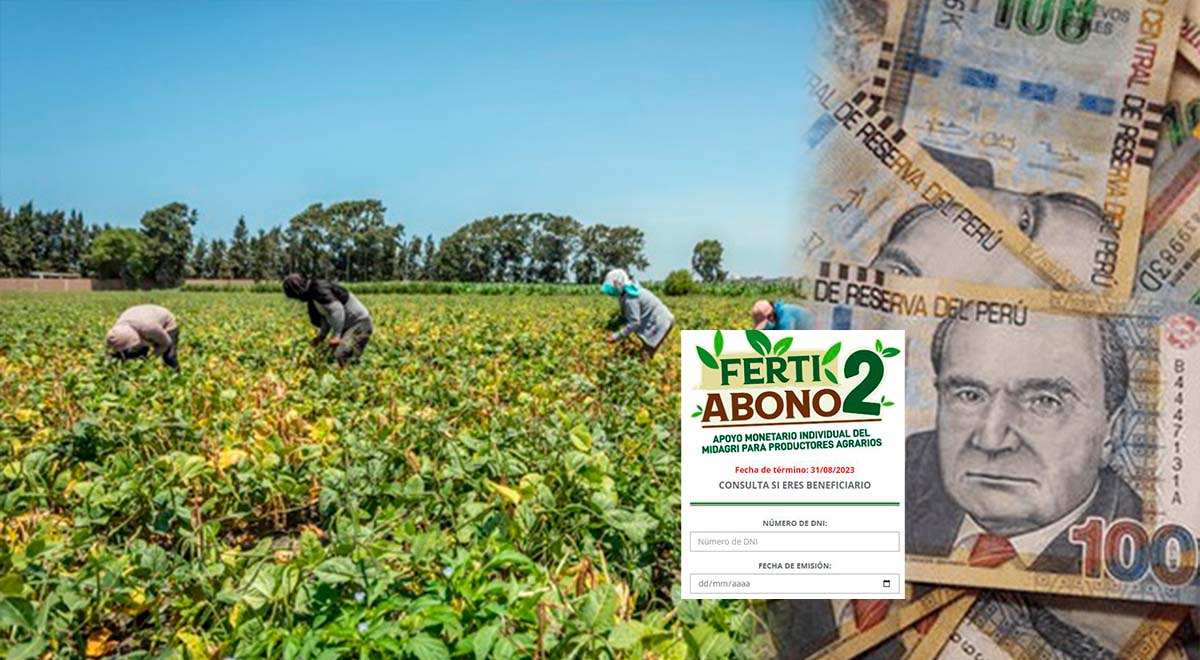 Link of Farming Bonus 2 2023: Check with your ID if you are Fertiabono beneficiary