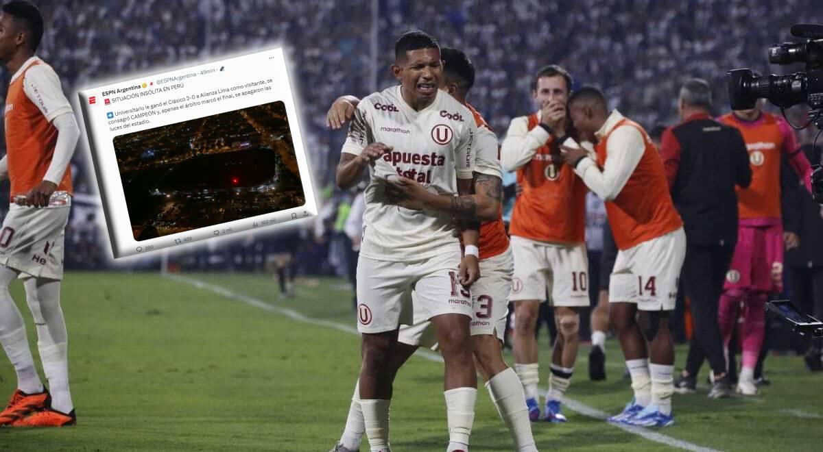 Universitario campeon de la Liga 1 2023 desde Argentina prensa ...
