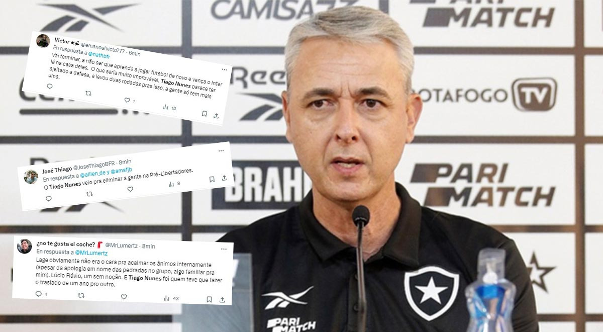 Botafogo fans described the coach as a “failure” after Brasileiro lost to Sporting Cristal.