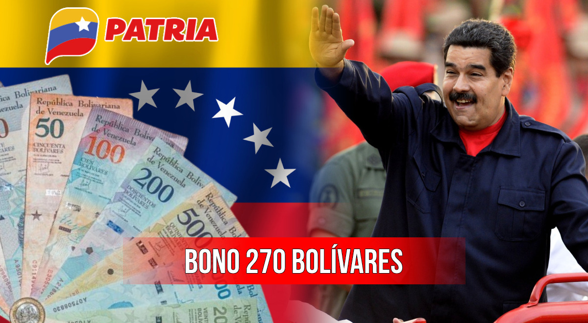 Patria bonus of 270 bolivars today: beneficiaries and how to collect it in January 2024 |  Houses of Home Registry