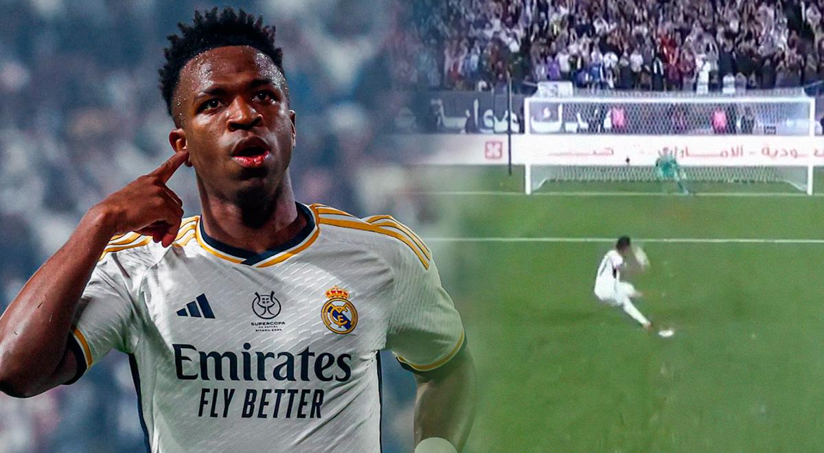 Gol de Vinícius Junior Real Madrid vs Barcelona EN VIVO ONLINE GRATIS ...