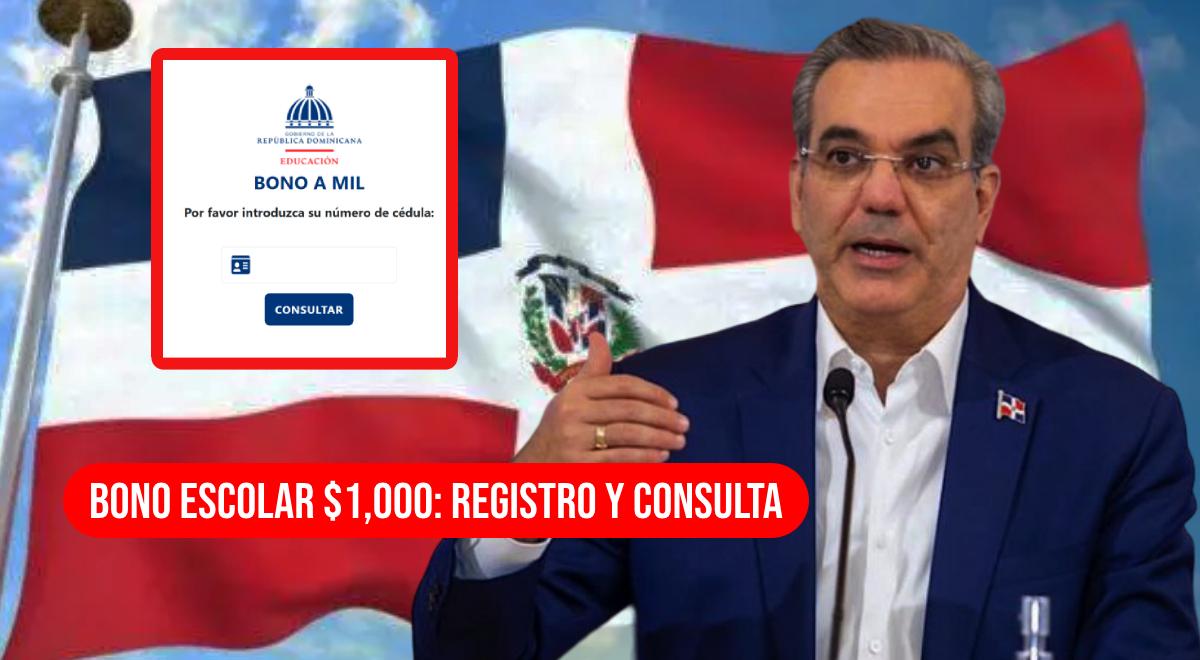 Bono Escolar 2024 LINK: regístrate GRATIS y consulta con tu cédula si ...