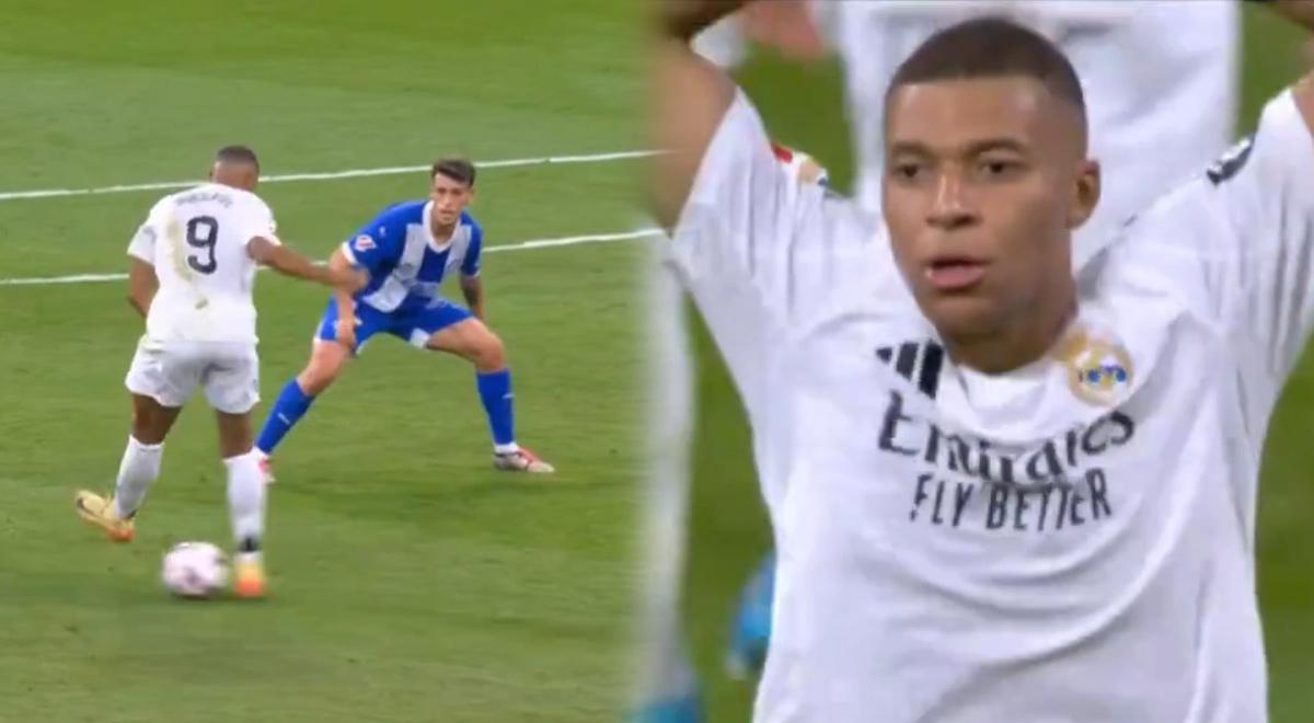 Gol de Kylian Mbappé Real Madrid vs Alavés EN VIVO ONLINE GRATIS ...