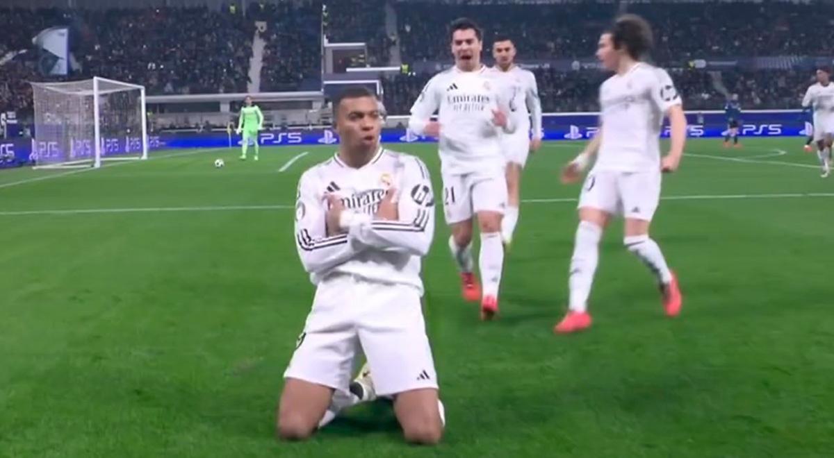 Gol Kylian Mbappé en Real Madrid vs Atalanta por Champions League ...