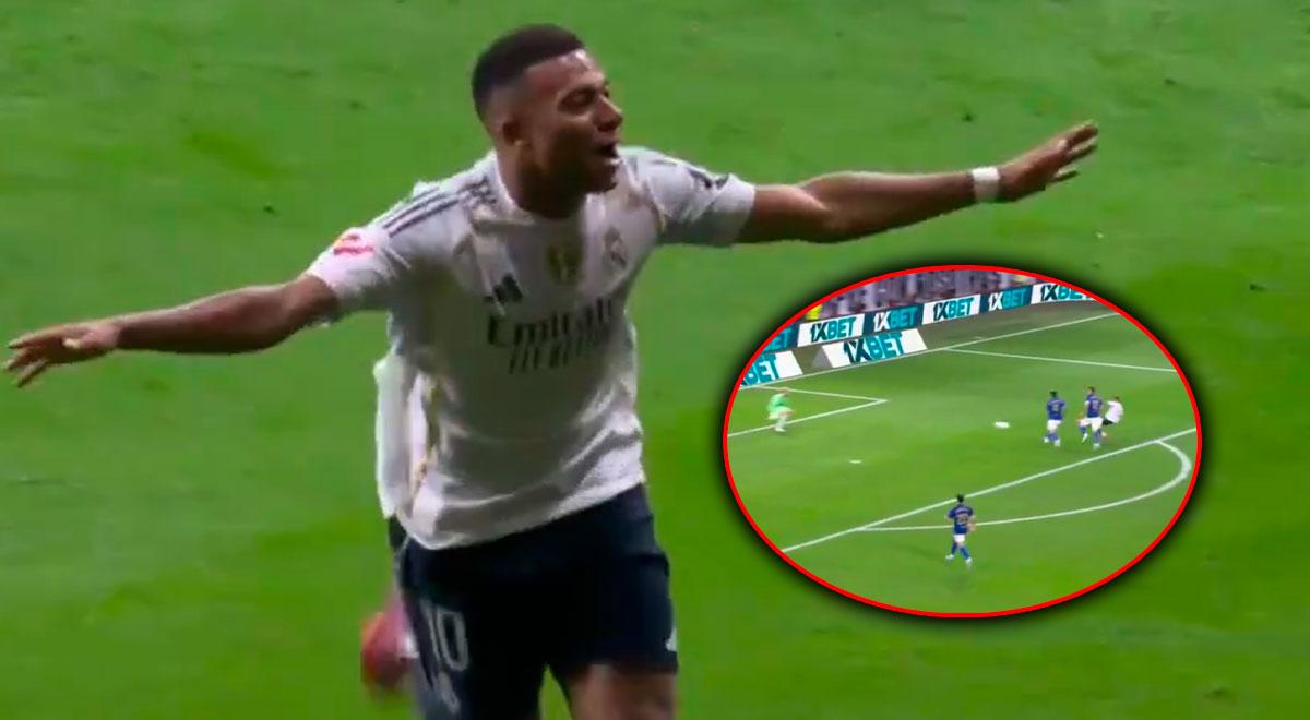 Gol de Kylian Mbappé Real Madrid vs Real Oviedo: resultado 1-0 por ...