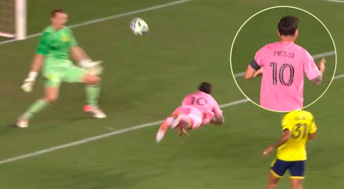 ¡De palomita! Golazo de Lionel Messi en los octavos de final de la MLS para el 1