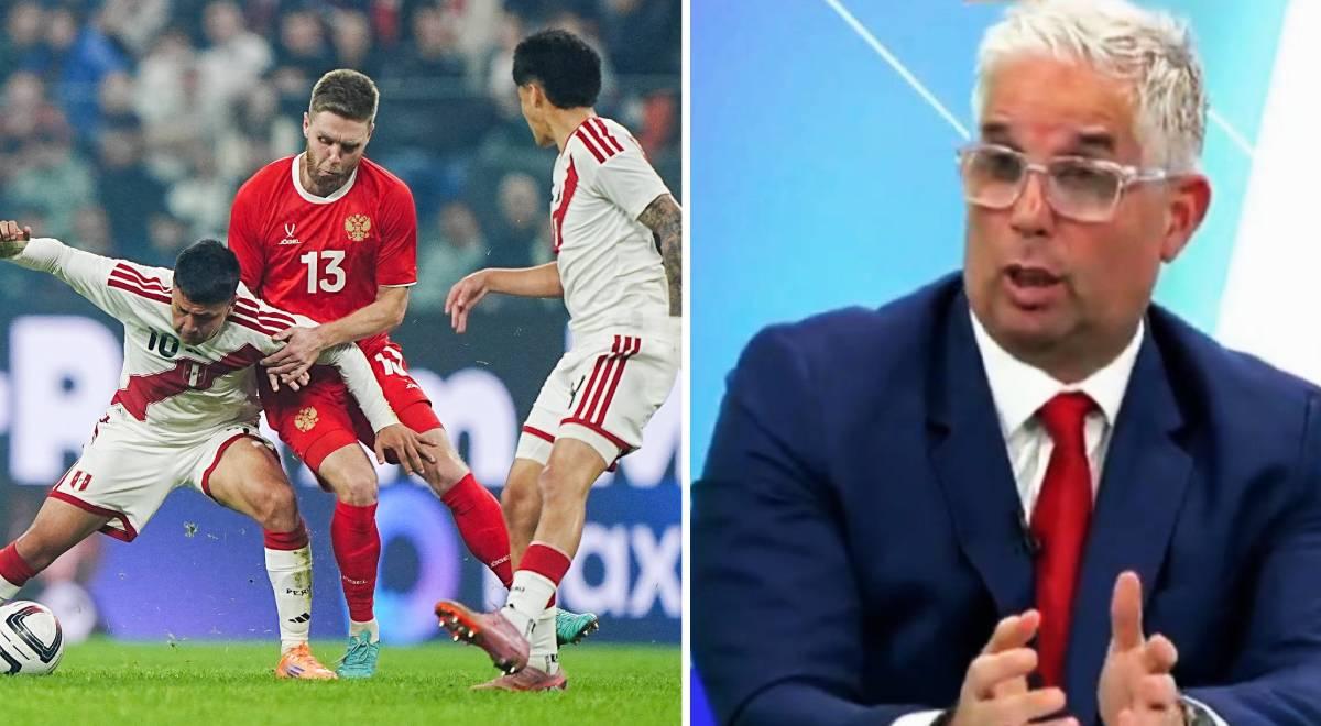 Diego Rebagliati quedó rendido y elogió a futbolista de Perú tras empate ante Rusia: "Es figura"