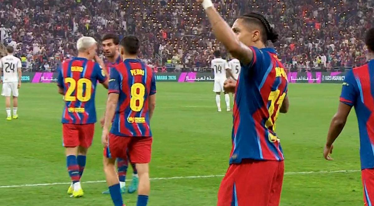 Gol de Raphinha Barcelona vs Real Madrid EN VIVO HOY EN DIRECTO ...