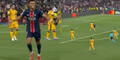 PSG marcó el tercero sobre el Inter Milán.