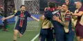 Kvaratskhelia anotó el 4-0 del PSG ante Inter de Milán