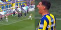 Ángel Di María apareció así en el Rosario Central vs Boca Juniors.