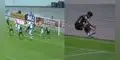José Rivera apareció así en el Universitario vs Alianza Atlético.