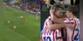 Alexander Sorloth anotó el segundo tanto del Atlético Madrid sobre Barcelona.