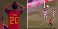 Pedri anotó el segundo tanto de la selección española sobre Perú.