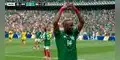 Julián Quiñones anotó el 1-0 de México ante Sudáfrica.
