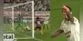 Gol de Gianluca Lapadula en el Universitario vs Los Chankas. Foto: Composición Líbero/L1 Max