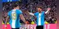 Gol de Otamendi con asistencia de Messi