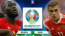 Bélgica – Rusia EN VIVO Directv Sports: 1-0 por la Eurocopa 2021