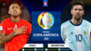 Canal 13 EN VIVO, ver gratis Chile - Argentina: transmisión 0-1 por Copa América