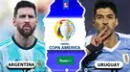 Ver TV Pública EN VIVO, partido Argentina vs Uruguay - Copa América fecha 2