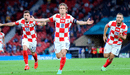 Con golazo de Modric: Croacia se impuso 3-1 a Escocia y se clasificó a octavos de la Eurocopa
