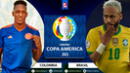 Colombia vs Brasil EN VIVO: PT 1-0 partido por la Copa América