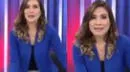Periodista de Canal N, Alvina Ruiz, y su reacción en vivo al sismo de 6.0