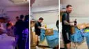 ¡El Mesías! Jugadores de la 'albiceleste' sorprenden a Messi por su cumpleaños