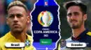 VER Brasil vs Ecuador EN VIVO partido DIRECTV SPORTS: PT 0-0 por la Copa América