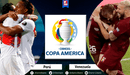 Partido Perú vs Venezuela EN VIVO: 0-0 vía América TV Go por Copa América 2021