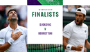 Djokovic vs Berrettini EN VIVO: fecha, horarios y canales final Wimbledon