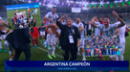 Argentina campeón de la Copa América: así celebraron los jugadores tras vencer a Brasil