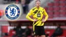 Dortmund le dijo no al Chelsea por una posible transferencia de Erling Haaland