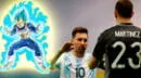 'Dibu' Martínez asegura que jugar con Messi lo convirtió en "súper saiyajin"