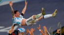Lionel Messi y 'Kun' Agüero quieren a Cristian Romero en el Barcelona