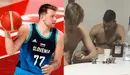 Jugando póker y tomando vodka: Luka Doncic y su polémico festejo tras ganarle a Argentina - VIDEO