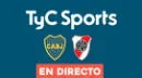 Ver TyC Sports EN VIVO, Boca vs. River: 0-0 2T por Clásico de Argentina