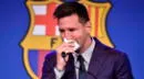 Lionel Messi se despide del Barcelona entre lágrimas tras 21 años en el club