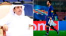 Messi: Emir de Qatar desmiente a medios españoles sobre permanencia de 'Leo' en Barcelona